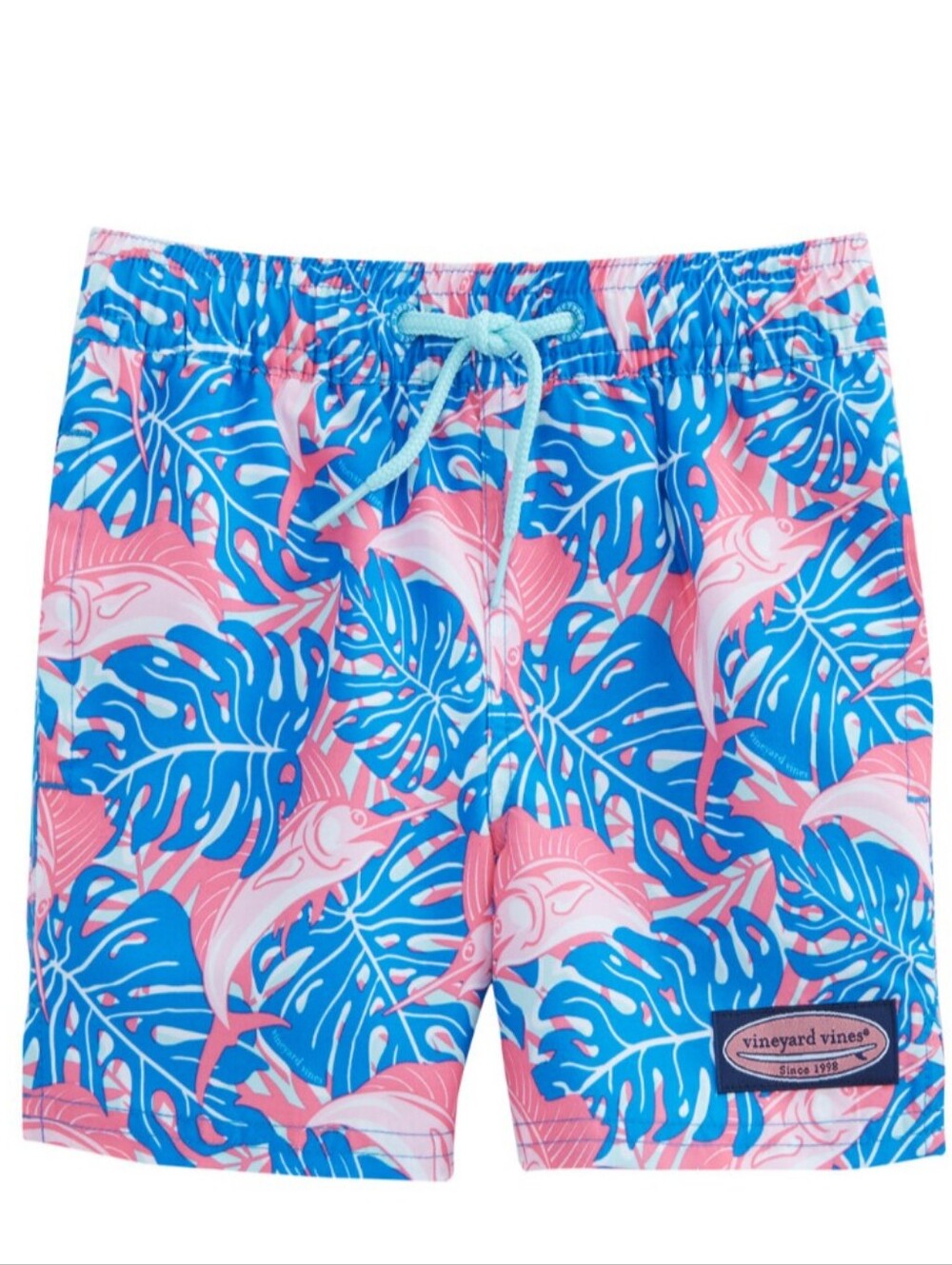 Vineyard Vines • Boys' Printed Chappy Swim Trunks • Medium (12/14)